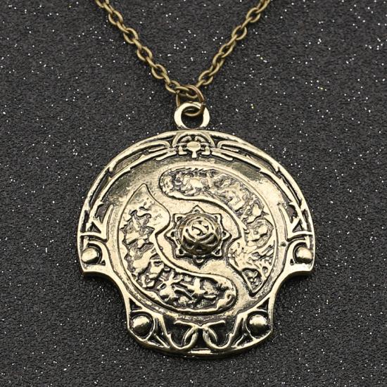 DOTA 2 Immortal Champion Shield Necklace/