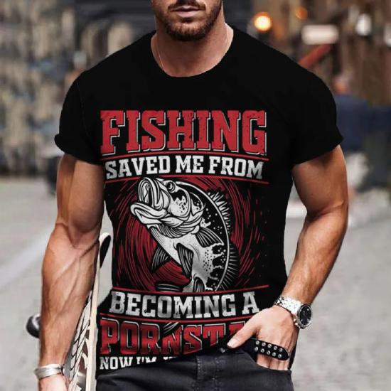 Fishing (3) Adventure Lifestyle T shirt/