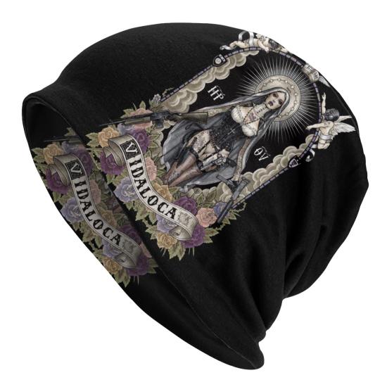 Lady of Holy Death Mexican Skull,Beanies,Unisex,Caps,Bonnet ,Hats