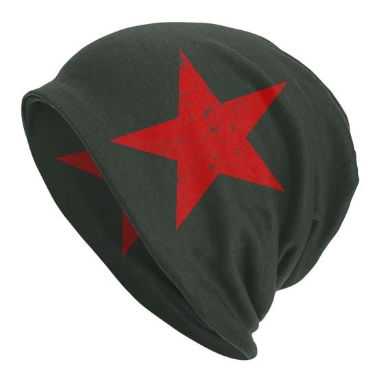 Red Star Beanies Beanies,Unisex,Caps,Bonnet ,Hats /