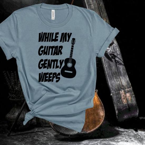 The Beatles,song-lyric,while my guitar gently weeps TShirt