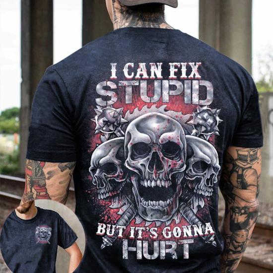 I Can Fix Stupid Blue Tshirt/