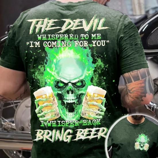 Bring Beer Green Tshirt