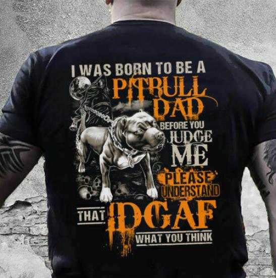 Pitbull Dad Tshirt/