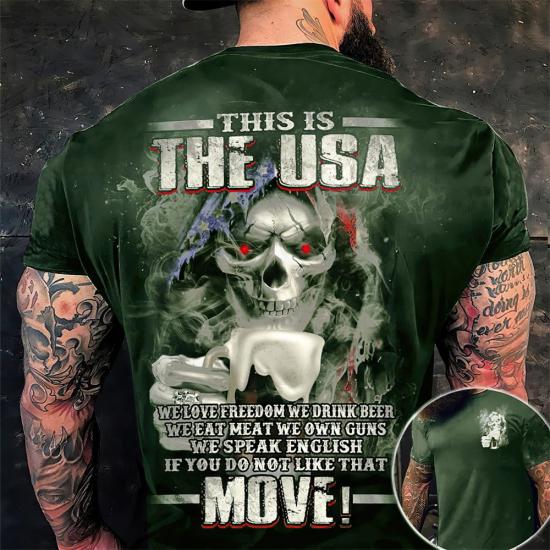 This Is The USA Green Tshirt/