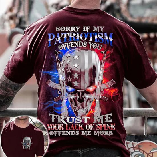 My Patriotism,Red Tshirt/