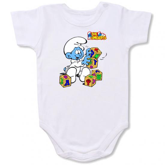 Baby Smurf Cartoon  BABY Bodysuit Onesie/