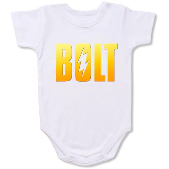 Bolt Cartoon Baby Onesie /