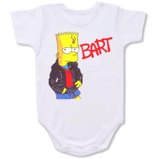 Simpson Bart Cartoon Baby Onesie /