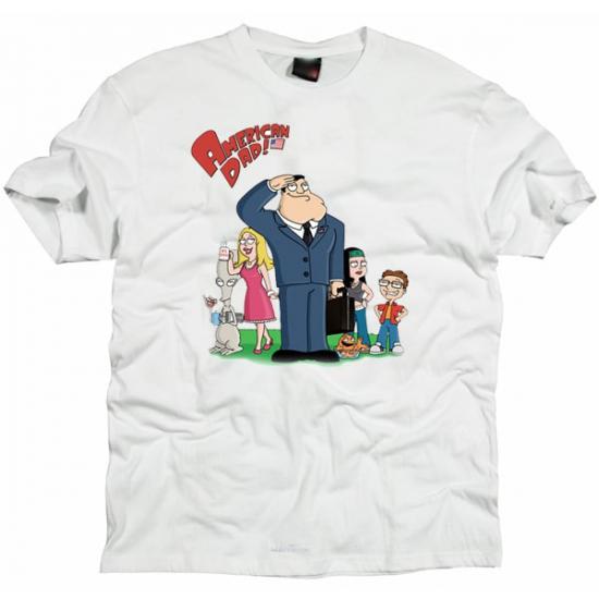 American Dad Cartoon T shirt  /