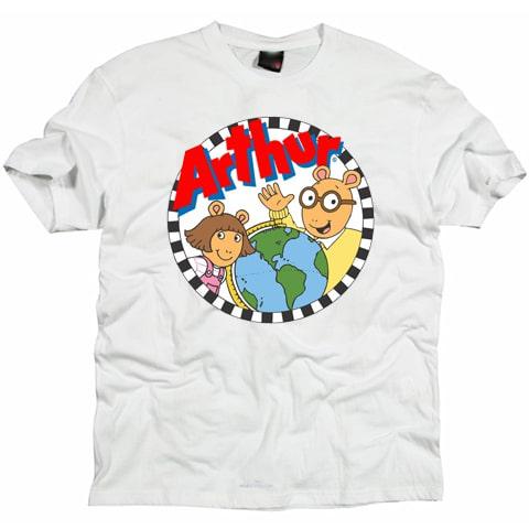 Arthur n Dw Cartoon T shirt /