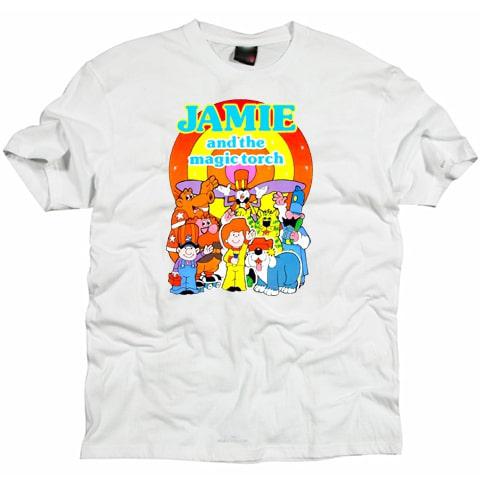 Jamie and the Magic Torch Retro Cartoon T shirt /