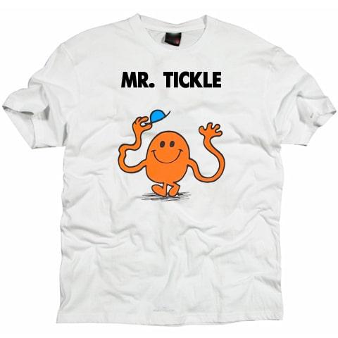 Mr Tickle Funny Emo Retro Cartoon T shirt /