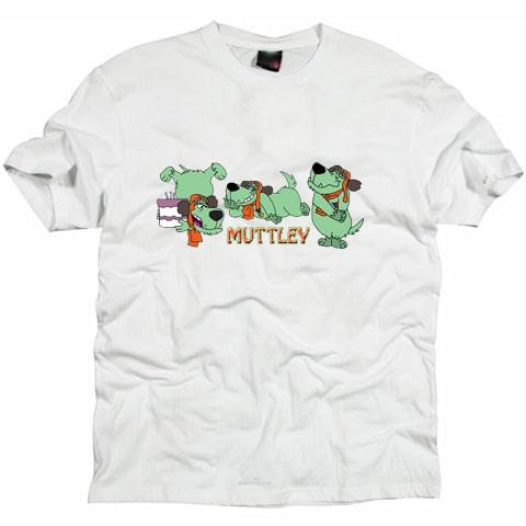 Muttley Mumbly Retro Cartoon T shirt /