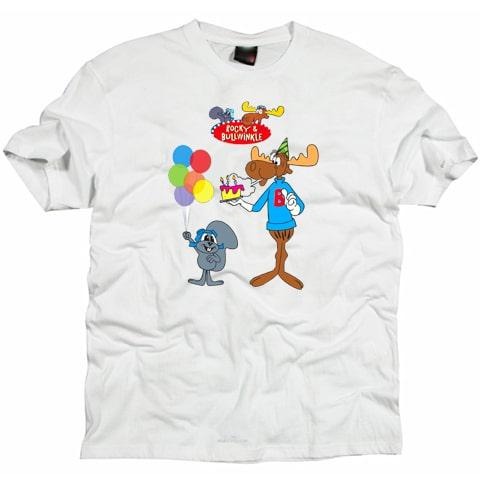 rocky & bullwinkle Cartoon T shirt /