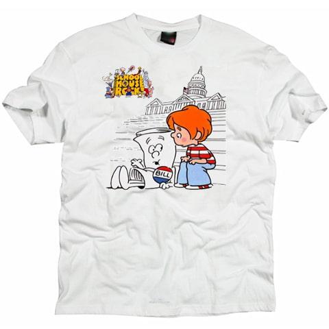 Schoolhouse Rock Cartoon T shirt /