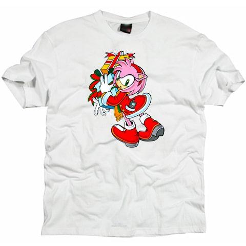 Sonic the Hedgehog Amy Rose Cartoon T shirt