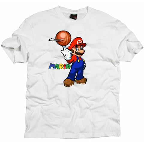 Super Mario Basketball Cartoon T shirt