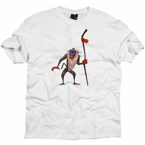 The Lion King Rafiki Yoga Cartoon T shirt