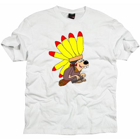 Underdog Ruffled Feather Cartoon T shirt/