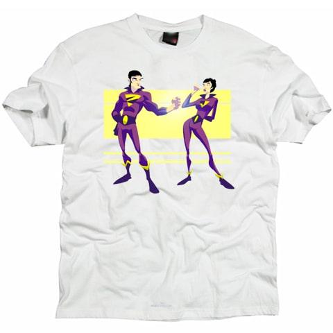 Wonder Twins Cartoon T shirt /