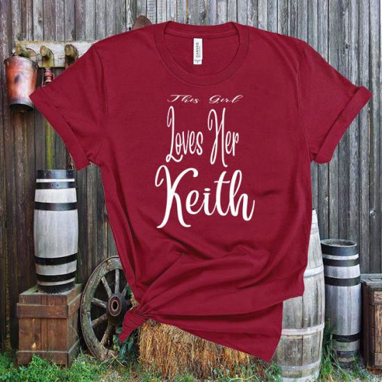 Keith Urban Tshirt This Girl Loves her Keith Urban  Small Town Girl Country Music  Tshirt/