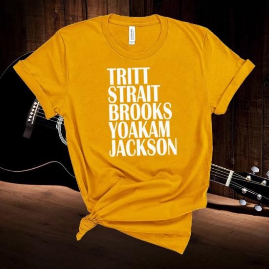 Tritt, Strait, Brooks, Yoakam, Jackson, Country Music Tshirt