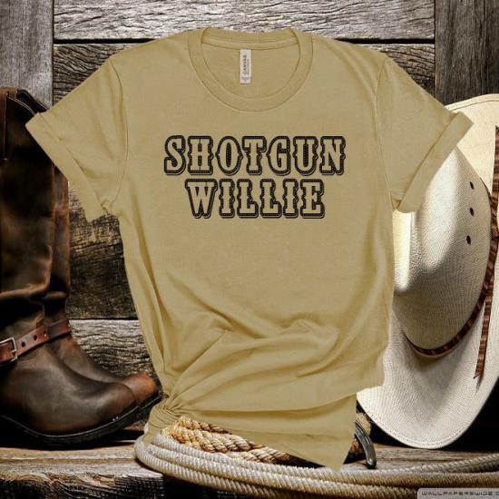 Willie Nelson, Shotgun Willie Country Music Fan Tshirt/