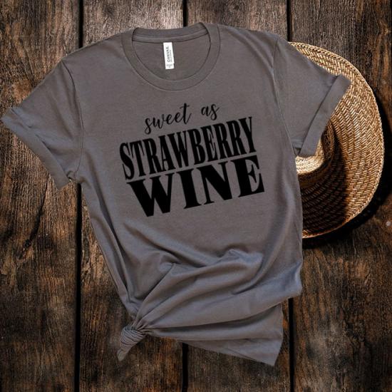 Chris Stapleton Tshirt,Sweet as Strawberry Wine Tshirt,Country Music tshirt