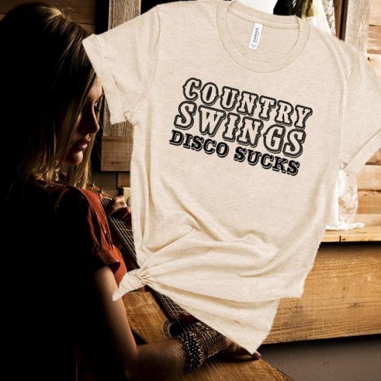 Country Swings Disco Sucks,Country Music T-shirt