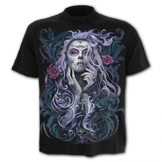 Rococo Skull,Day of the Dead,Gothic Tshirt