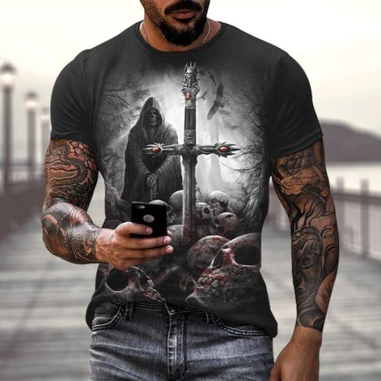 Gothic Cross T shirt/
