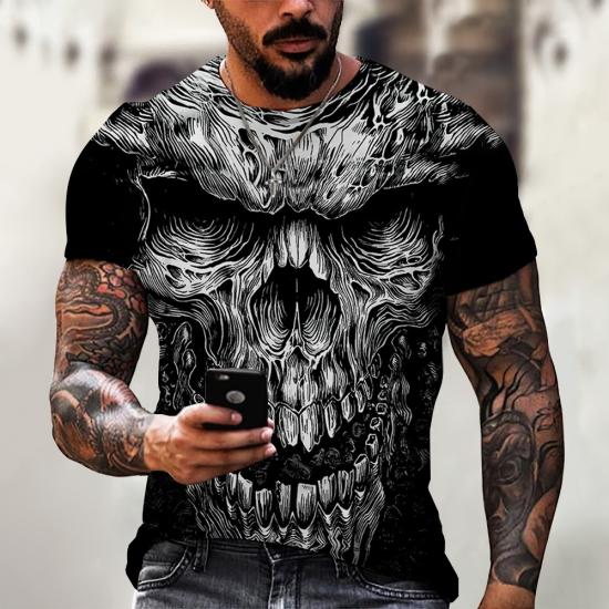 Vampire Shredder Skull T shirt/