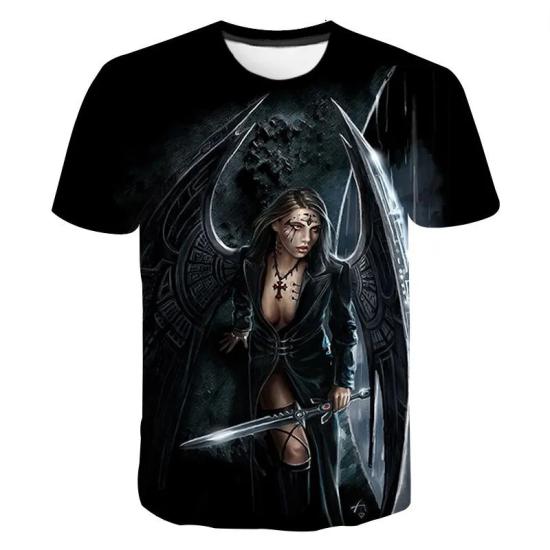 Woman Warrior Gothic T shirt/