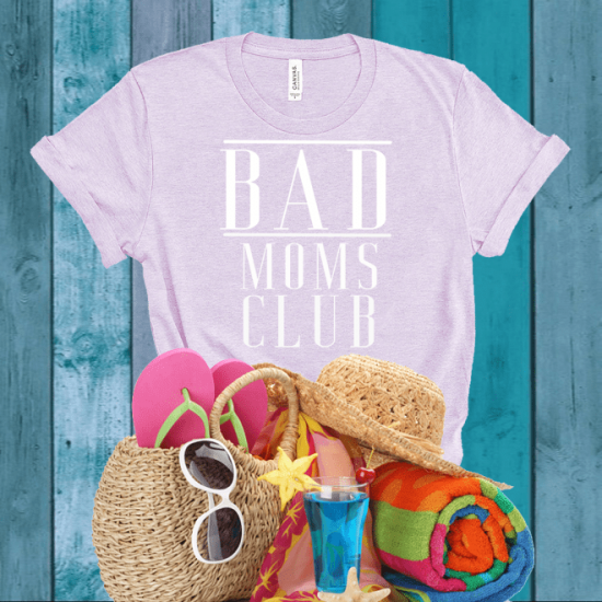 Bad moms club tees,mom gifts gifts graphic tshirt /