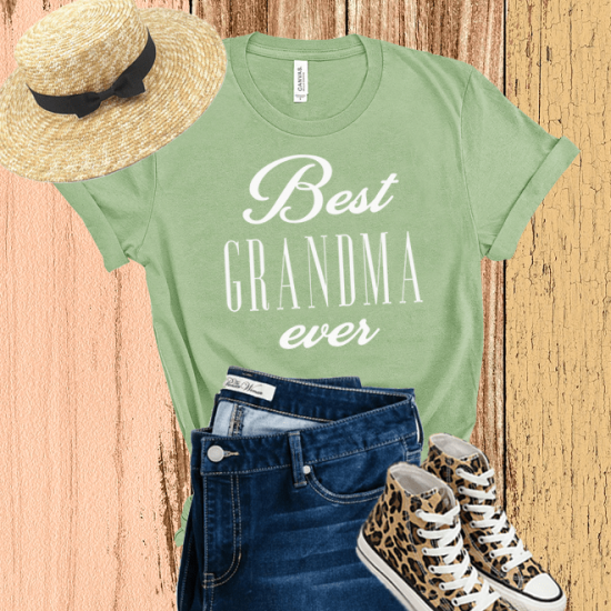 Best Grandma Ever tshirt Grandma tee,MothersGift/