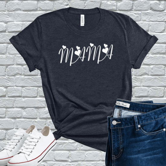 Mama Shirt,Mom Tshirt,Mom Basic Tee,Mom Gift/