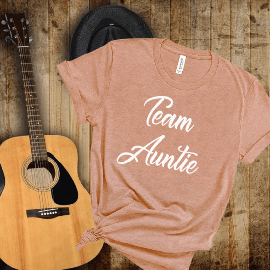 Team Auntie Tshirt,Aunt Shirts,Aunt T-shirts