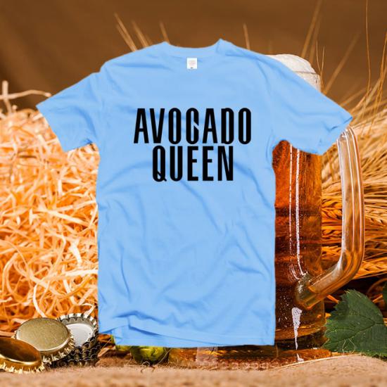 Avocado Queen,Vegan shirt,Slogan shirt,Funny tee