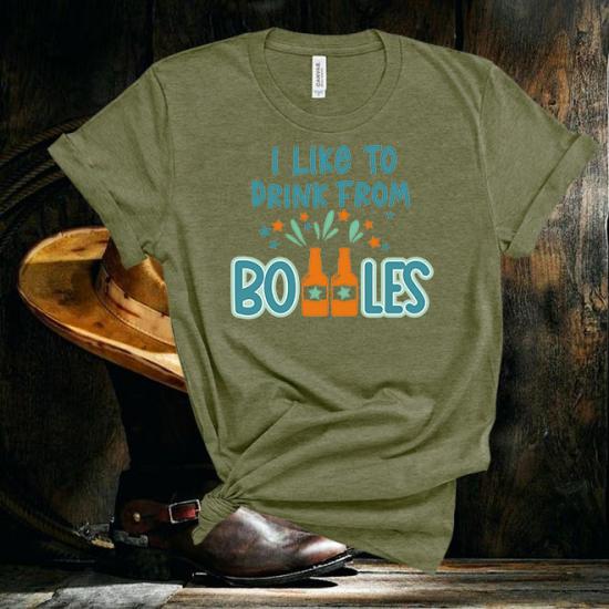 İ Like To Drink From Bottles T-Shirt/
