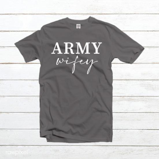 Army Wifey Tee,Army Wife Military Unisex Tshirt