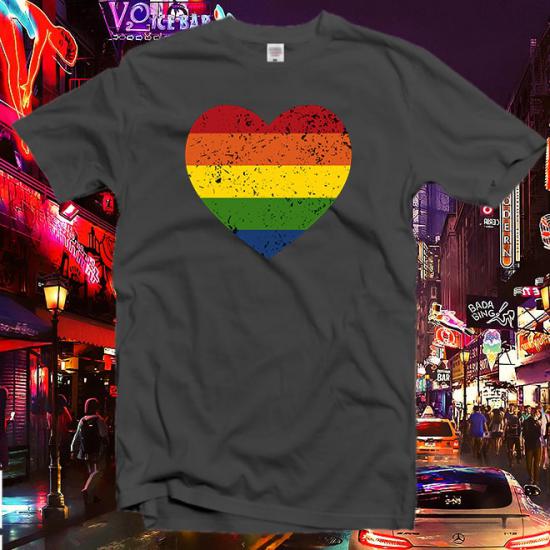 Grunge Black Heart T-Shirt/