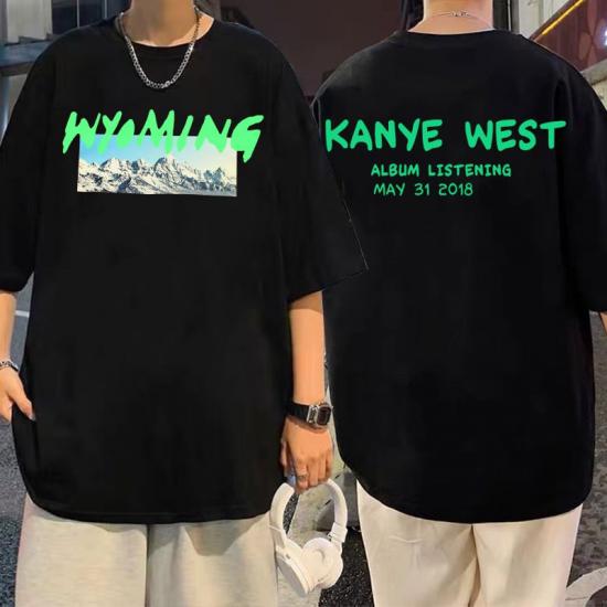 Kanye West Tshirt,ye wyoming logo,Hip Hop Tshirt