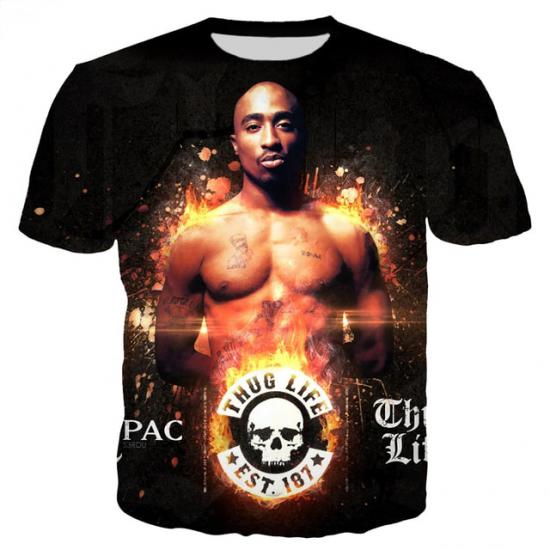 Tupac,2 Pac,Rap,Hip Hop,Outlaw Tshirt