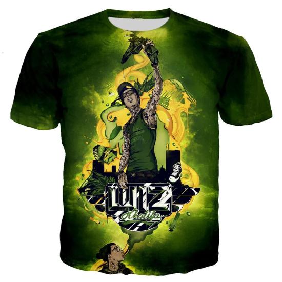 Wiz Khalifa T shirt,Hip Hop,Rap Tshirt