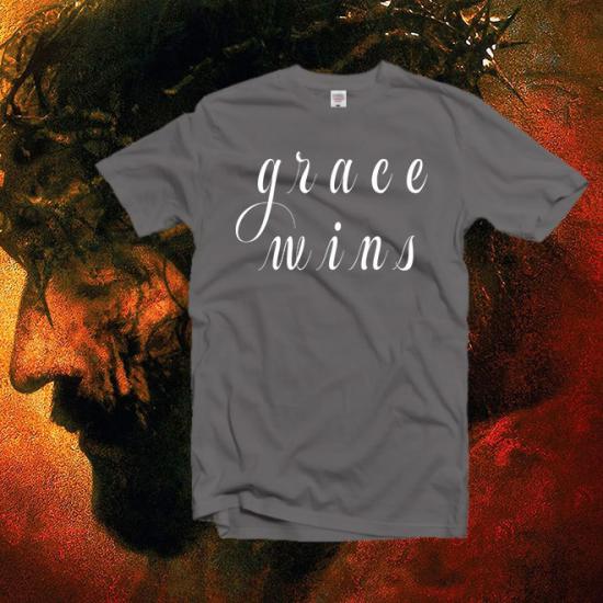 Grace Wins Shirt,Christian Shirt,Jesus Love Tee