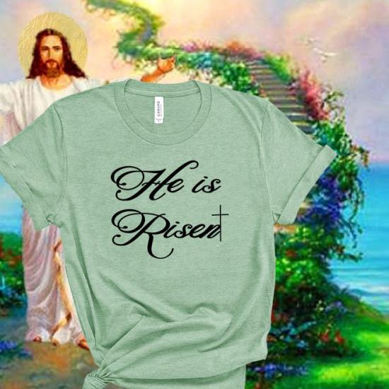 He Is Risen Shirt ,Women’s Easter Shirt/