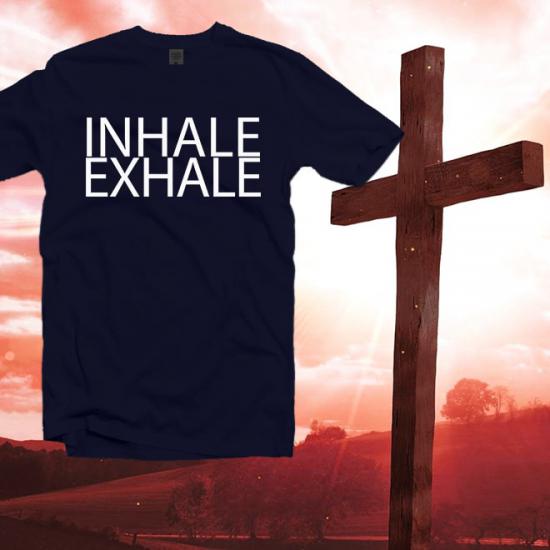 Inhale Exhale Shirt,Grateful Shirt,Be Thankful/