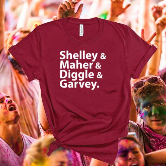 Buzzcocks, Shelley, Maher, Diggle, Garvey, Music Line Up  Tshirt