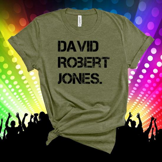 David ,Robert, Jones,73 De La Soul,Music Line Up  Tshirt